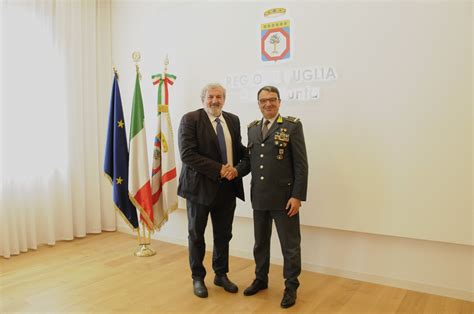 Rinnovata La Convenzione Tra Regione Puglia E Guardia Di Finanza Per