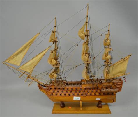 Model Of A Three Mast Galleon