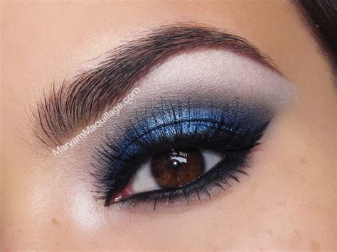 Midnight Rush Blue Smokey Nude Lips Blue Eyeshadow Tutorial Blue Smokey Eye Blue Eyeshadow