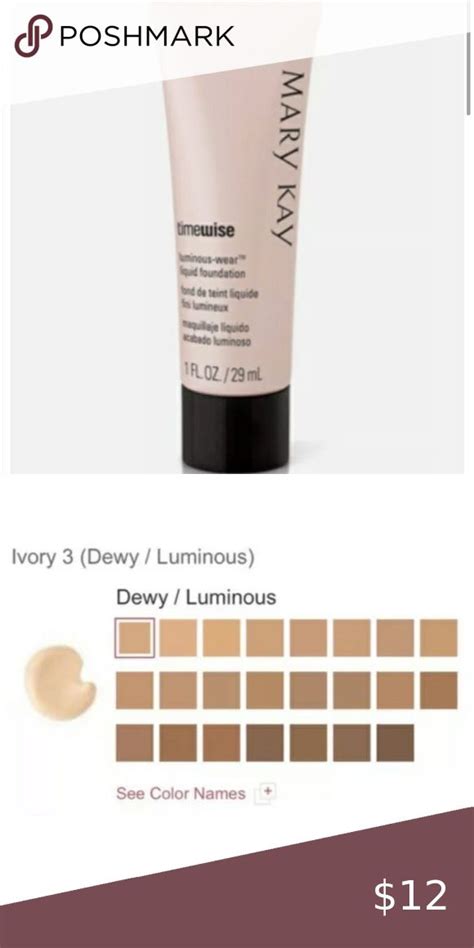 Mary Kay Luminous Wear Liquid Foundation Ivory Liquid Foundation