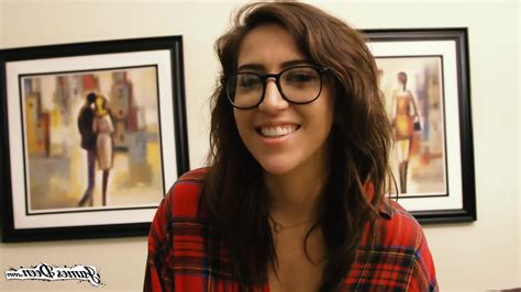 Nerdy Big Boob Youtuber Beauty April O Neil And James Deen April O Neil