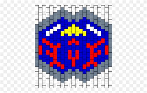 Hylian Shield Mask Bead Pattern Peyote Bead Patterns Misc Bead Hylian