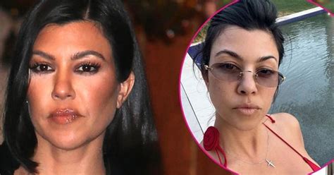 Kourtney Kardashian Sizzles In Red Bikini Photos