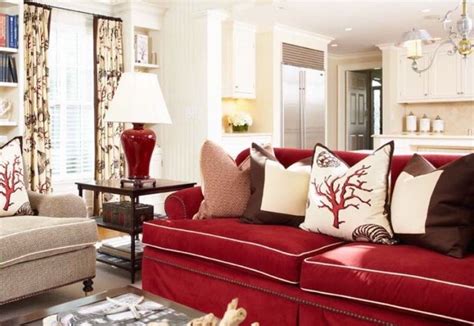 26 Red And Cream Living Room Decor Ideas Pictures Titanwatchesdiscount