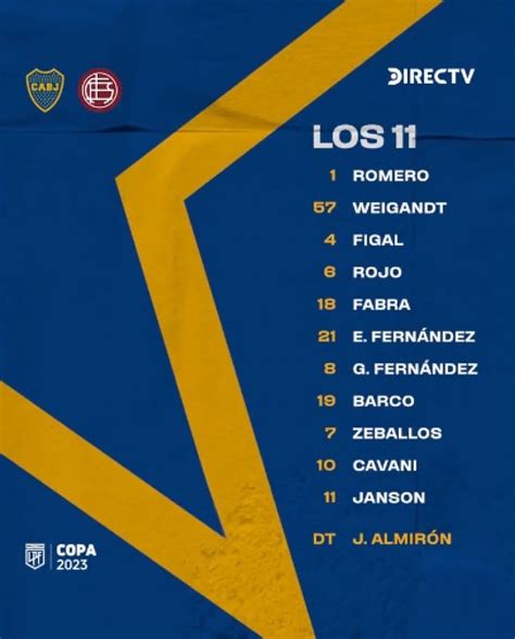 Boca Juniors Empat Contra Lan S Por La Copa De La Liga En La