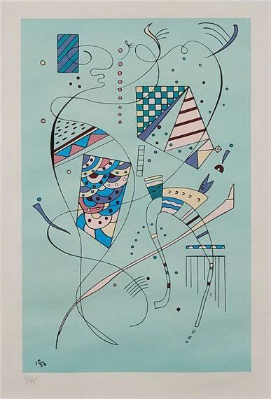 Artwork By Wassily Kandinsky Nach La Petite Mouvante Made Of