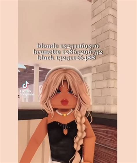 Roblox Braided Hair Id Codes Blonde Blonde Hair Blonde Braids