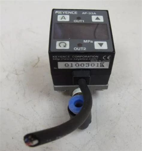 KEYENCE PRESSURE SENSOR Ap 33A Ap33A 12 24V EUR 48 91 PicClick FR