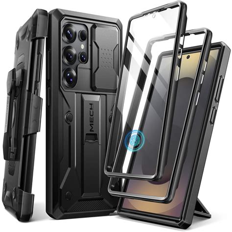 TONGATE for Samsung Galaxy S25 Ultra Case, [Built-in Slide Camera Cover