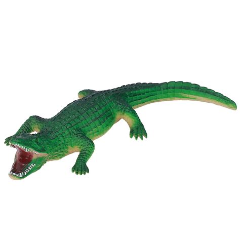 Simulation Crocodilian Model Unique Molding Texture Lifelike Vivid