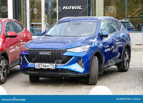 Haval F7 editorial stock photo. Image of brand, blue - 298567393