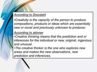 educational psychology - creativity | PPT