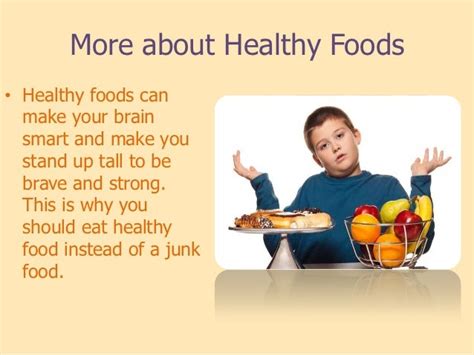 Junk and healthy food