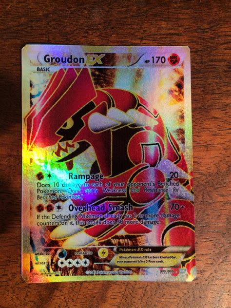 Groudon Gx Ex Primal Orica Custom Pokemon Card