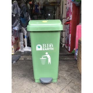 Jual Khusus Kargo Tempat Sampah Injek Liter Bio Earth Green Leaf