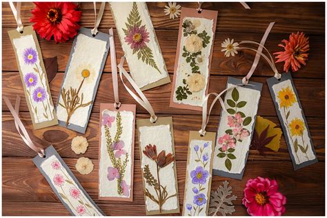 Diy Pressed Flower Bookmarks Sugar Maple Farmhouse