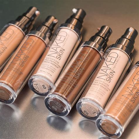 Naked Skin Foundation Leaves Your Skin Looking Natural Illuminated And Brigh Urban Decay