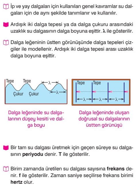 Su dalgasının genel Kavramları konu anlatımı 1