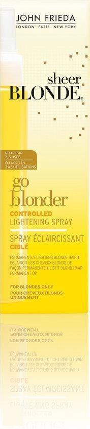 John Frieda Sheer Blonde Go Blonder Lightening Spray Bol