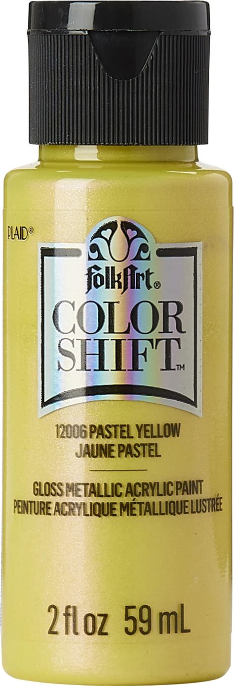 Folkart Color Shift Paint 2Oz Pastel Yellow Michaels