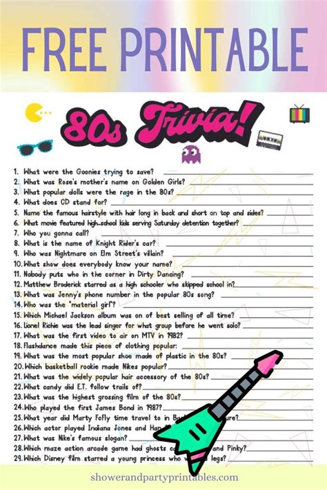 S Trivia Questions And Answers Printable Free Trivia Questions