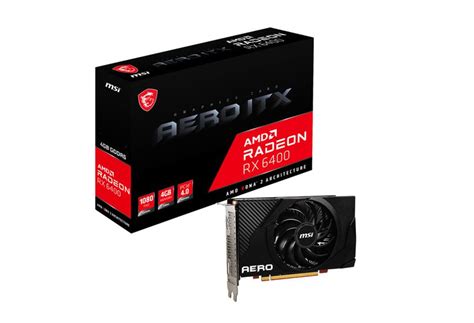 Msi Radeon Rx 6400 Aero Itx Cena Opinie Cechy Dane Techniczne