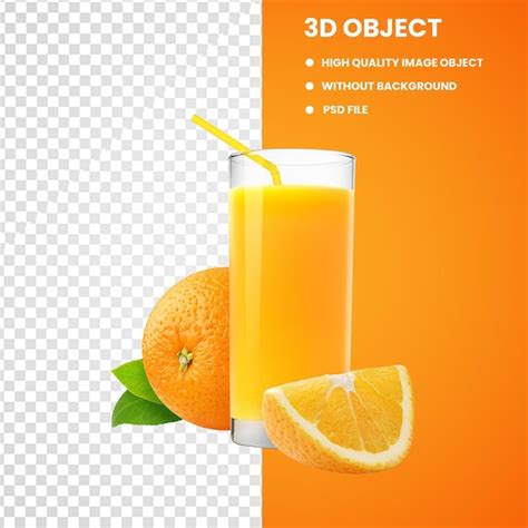 Premium Psd Orange Juice