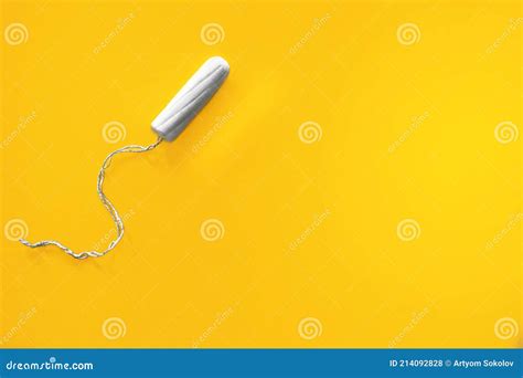 A Female Tampon for Combating Bleeding during Menstruation Stock Photo ...