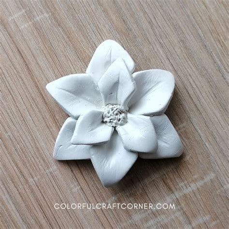 6 Easy Air Dry Clay Flowers For Beginners Colorful Craft Corner