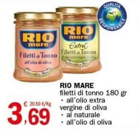 RIO MARE Filetti Di Tonno 180 Gr All Olio Extra Vergine Di Oliva Al