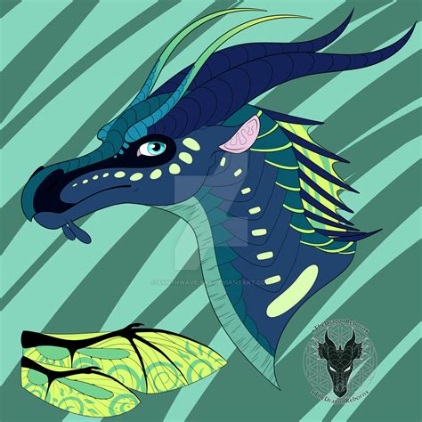 Sea Silkwing Hybrid Headshot Adopt Closed By Synthwavejinx On Deviantart