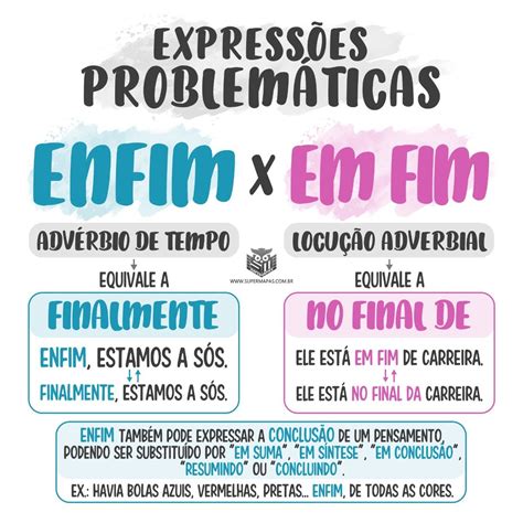 Enfim Em Casa Ou Em Fim Em Casa - Enfim ou Em fim? Utilize corretamente! | Regras basicas de portugues ...