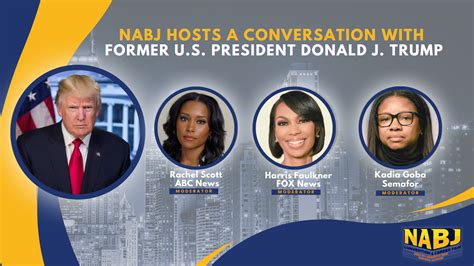 Update NABJ Fact Check For Conversation With Former President Trump