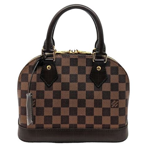 Louis Vuitton Damier Ebene Alma Bb Handbag Satchel For Sale At Stdibs