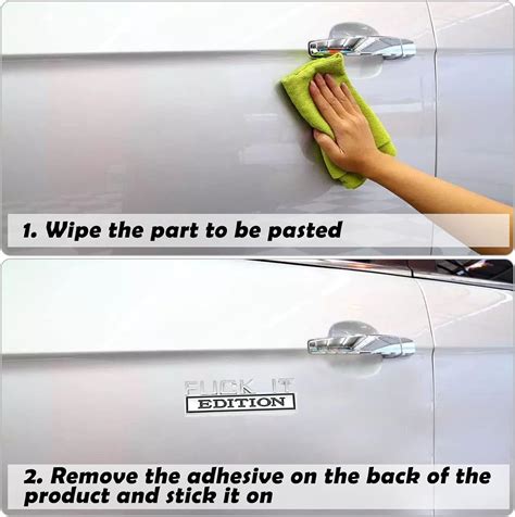 neynavy emblema de edición Fuck IT emblemas exteriores de automóvil calcomanía D insignias