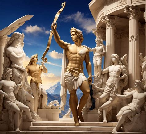 Apollo Greek God of arts and archery by Vestesta on DeviantArt