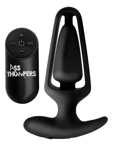 Plug Anal Con Vibracion Y Control Plug Ass Thunder Unisex Color Negro Mercadolibre