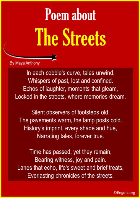 15 Best Short Poem About Streets Street Life EngDic