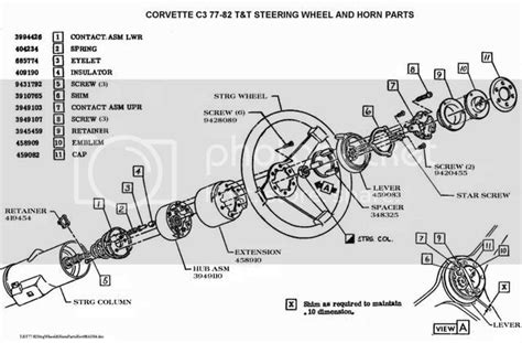 79 Corvette Steering Column Steering Wheel Horn Contact Assembly