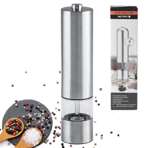 Электрическая мельница для соли и перца измельчитель MG705C для специй ...