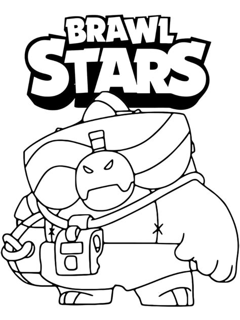 Более 20 крутых и умных раскрасок Brawl Stars для раскрашивания ...