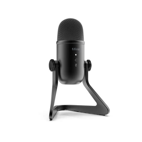 Fifine K678 USB Microphone w/Headphone Jack, Monitoring & Input Gain ...