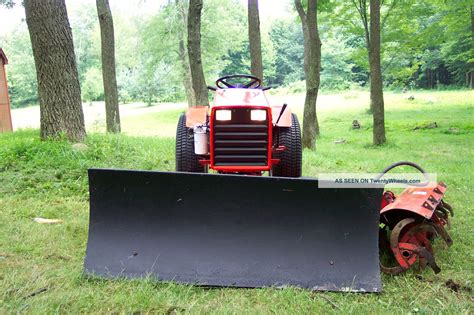 Case 446 Garden Tractor With 48 Deck And Snow Plow Hydraulic Tiller