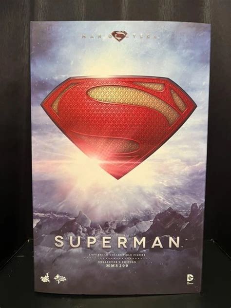 Hot Toys Movie Masterpiece Superman Figure Man Of Steel Mms Eur Picclick Fr