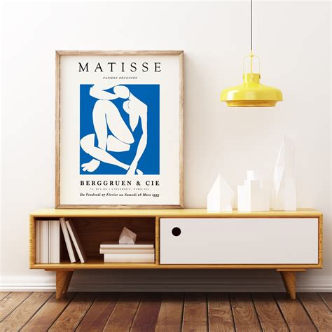 Henri Matisse Blue Nude Exhibition Poster Nude Woman Etsy