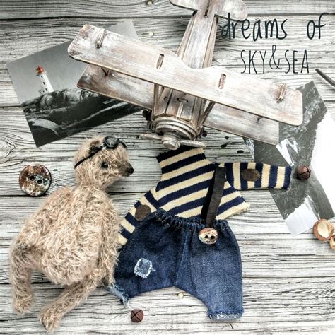 Мишка Тедди dreams of sky&sea – заказать на Ярмарке Мастеров – J27Y3RU ...