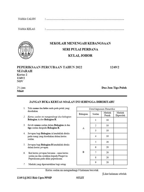 Muka Hadapan K2 Pdf