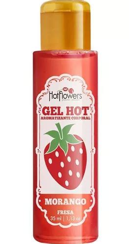 Hot Flowers Gel Aromatizante Hot Morango ml Frete grátis