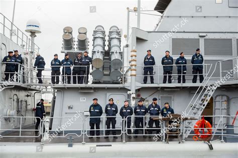 Members Crew Aboard Belgian Navy Frigate Editorial Stock Photo - Stock ...