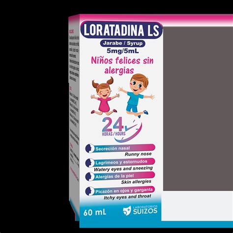 Loratadina Jarabe 60 Ml Laboratorios Suizos